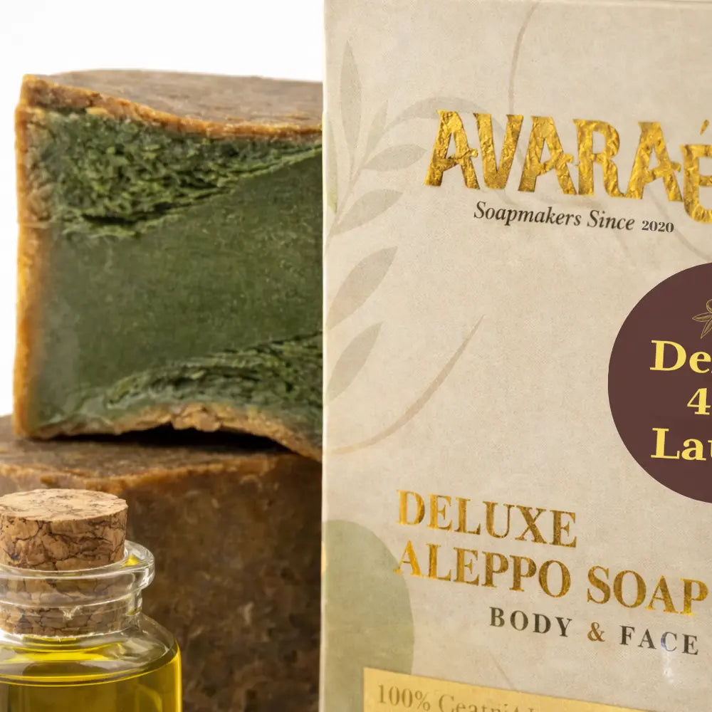 Avaraé Deluxe Halep Sabunu — %40 Defne Yağı · 150 g