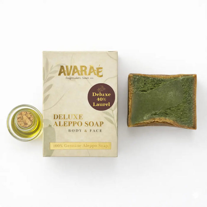 Avaraé Deluxe Halep Sabunu — %40 Defne Yağı · 150 g
