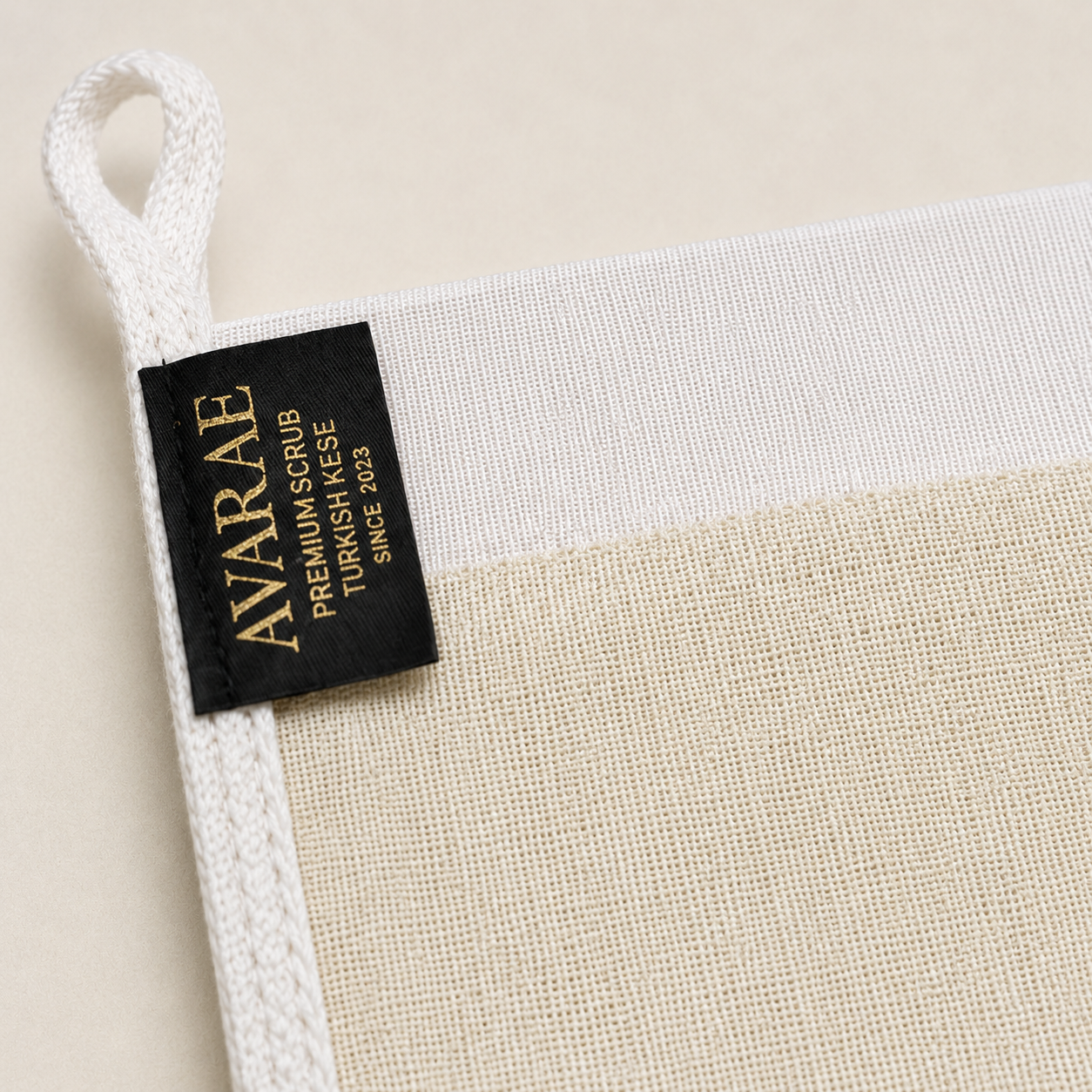 Avaraé Kese Eldiveni Beyaz — Yüz & Vücut için Premium Kese